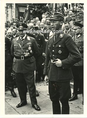 PHOTO 12x9cm um 1934: SA-Gruppenführer Joseph Seydel...