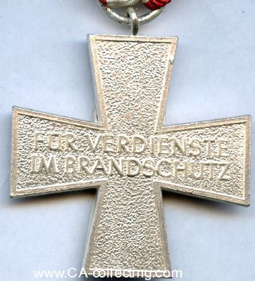 Photo 2 : HESSEN. Silbernes Brandschutz-Ehrenzeichen (verliehen...