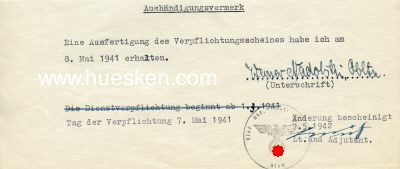 Foto 2 : NADOLSKI, Werner. Major der Luftwaffe im Flak-Regiment...