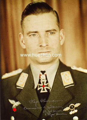 HERRMANN, Hajo. Oberst der Luftwaffe, Kampf- und...