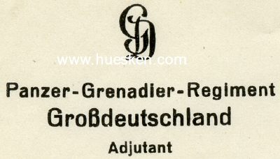 Foto 2 : HAUS, Rudolf. Hauptmann des Heeres, Adjutant...