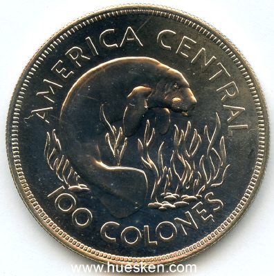 COSTA RICA - 100 COLONES 1974 NAGELMANATI WWF World...