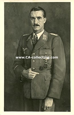 GALLAND, Adolf. Inspekteur und General der Jagdflieger...