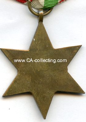 Photo 2 : ITALY STAR 1939-1945 König Georg VI. Bronze 38mm am...