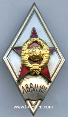 ABSOLVENTENABZEICHEN der Marine-Akademie Leningrad....