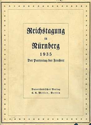 Photo 2 : REICHSTAGUNG IN NÜRNBERG 1935. Hans Kerrl,...