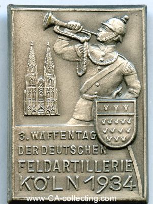 KÖLN. Abzeichen zum 3. Waffentag der Deutschen...