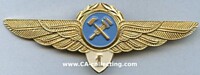 SOVIET CIVIL AIRLINES FLIGHT ENGINEER BADGE 1st CLASS