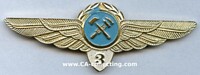 SOVIET CIVIL AIRLINES FLIGHT ENGINEER BADGE 3nd CLASS