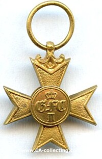 OFFICERS MILITARY SERVICE CROSS 1852 FOR 20 YEARS SERVICE.