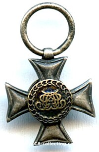 SERGEANTS MILITARY SERVICE CROSS 1850 FOR 25 YEARS SERVICE.