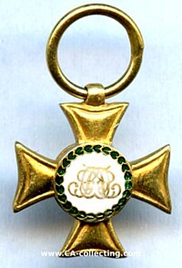 OFFICERS MILITARY SERVICE CROSS 1850 FOR 20 YEARS SERVICE.