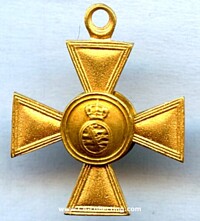 MILITARY & GENDARMERIECORPS SERVICE CROSS 1st CLASS 1913 FOR 15 YEARS SERVICE.