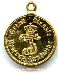 MILITARY LANDWEHR SERVICE MEDAL 2nd CLASS 1913.