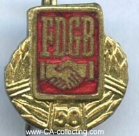 FDGB HONOR STICKPIN FOR 50 YEARS.
