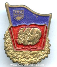 BADGE FOR GOOD KNOWLEDGE IN GOLD.