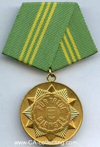 GOLDEN MEDAL FOR 15 YEARS FAITHFUL SERVICE