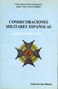 CONDECORACIONES MILITARES ESPANOLAS.
