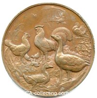 BRONZE STATE PRICE MEDAL FOR POULTRY BREEDING 1887