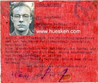 RARE SPECIAL IDENTIFICATION CARD