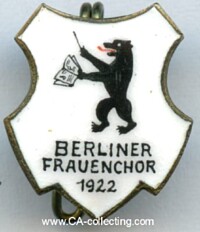 BERLINER FRAUENCHOR 1922.