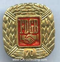 FDGB HONOR STICKPIN FOR 70 YEARS
