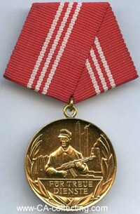 GOLDEN MEDAL FOR 20 YEARS OF FAITHFUL SERVICE