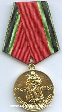 MEDAL 1965 20th ANNIVERSARY OF VICTORY WW II
