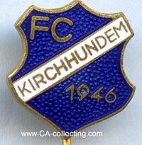 FUSSBALL CLUB FC KIRCHHUNDEM 1946 SOCCER STICKPIN.