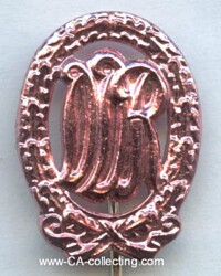 SPORTS BADGE FOR ADULTS IN BRONZE.