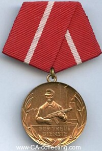 BRONZE MEDAL FOR 10 YEARS OF FAITHFUL SERVICE