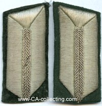 1 PAIR HAND EMBROIDERED COLLAR TABS PATTERN 1936