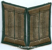 1 PAIR HAND EMBROIDERED COLLAR TABS M. 1927