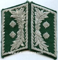 1 PAIR HAND EMBROIDERED COLLAR TABS
