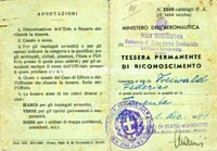 ITALY ARMY ID CARD