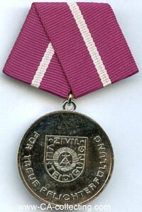 CIVIL DEFENSE MEDAL FOR 20 YEARS FAITHFUL SERVICE.