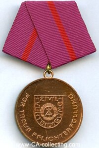 CIVIL DEFENSE MEDAL FOR 10 YEARS FAITHFUL SERVICE