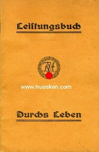 HITLER YOUTH SPORT PERFORMANCE BOOK