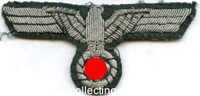 HAND EMBROIDERED OFFICERS CHEST EAGLE