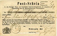 POST-SCHEIN 1866