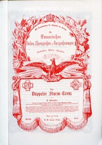 DAS DÜPPELER STURM-KREUZ VON 1866.