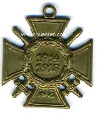 CROSS OF HONOR 1914-1918 FOR COMBATANTS