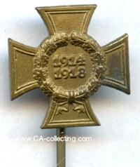 CROSS OF HONOR 1914-1918 FOR NON-COMBATANTS.