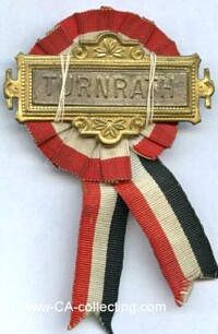BADGE FOR A TURNRATH ABOUT 1880