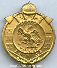FIRE BRIGADE BADGE OF REMEMBRANCE 1925