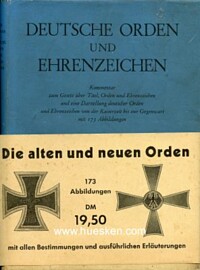 GERMAN ORDERS AND AWARDS.