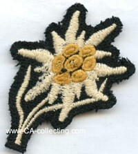 EMBROIDERED CAP INSIGNIA EDELWEISS