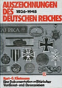 AWARDS OF THE GERMAN REICH 1936-1945.