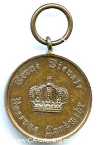 LANDWEHR MILITARY SERVICE MEDAL 2nd CLASS 1913.
