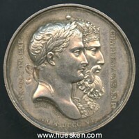 SILVER MEDAL 1806 ON THE ALLIANCE WITH SAXONY